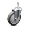 Service Caster 5 Inch Thermoplastic Rubber Wheel Swivel 10mm Threaded Stem Caster SCC SCC-TS20S514-TPRB-M1015 - alternate 4